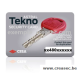 carte pour Copie cle Cisa Teknopro