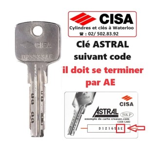 copie de clés Cisa Astral