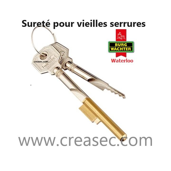 Sureté 6 mm pour serrure à gorges 
