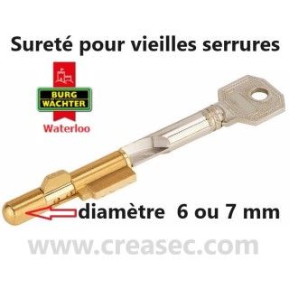Sureté 7 mm pour vielles serrures