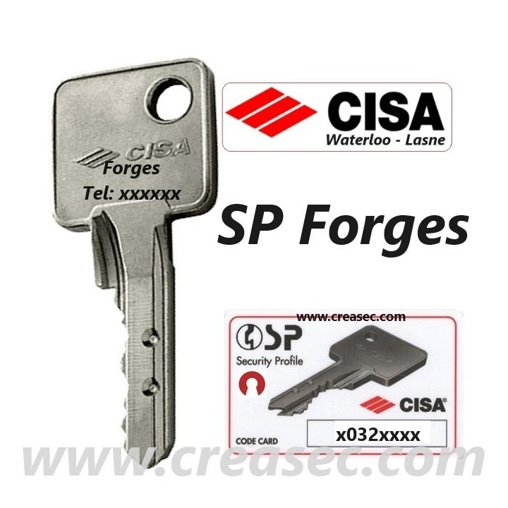 copie de cle Cisa SP Forges