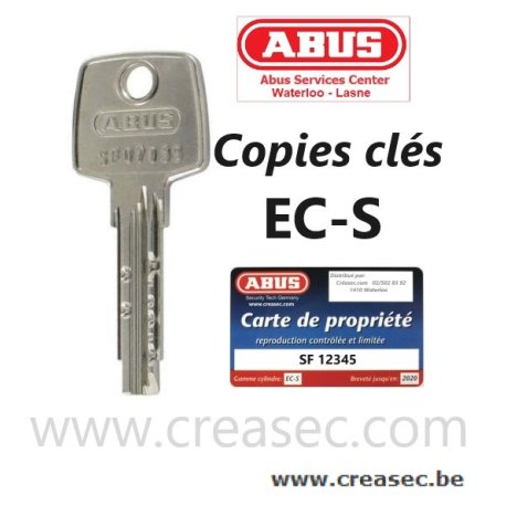 copie clé Abus EC-S sur code