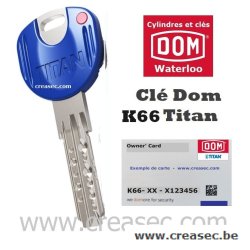 refaire clé DOM Titan K66