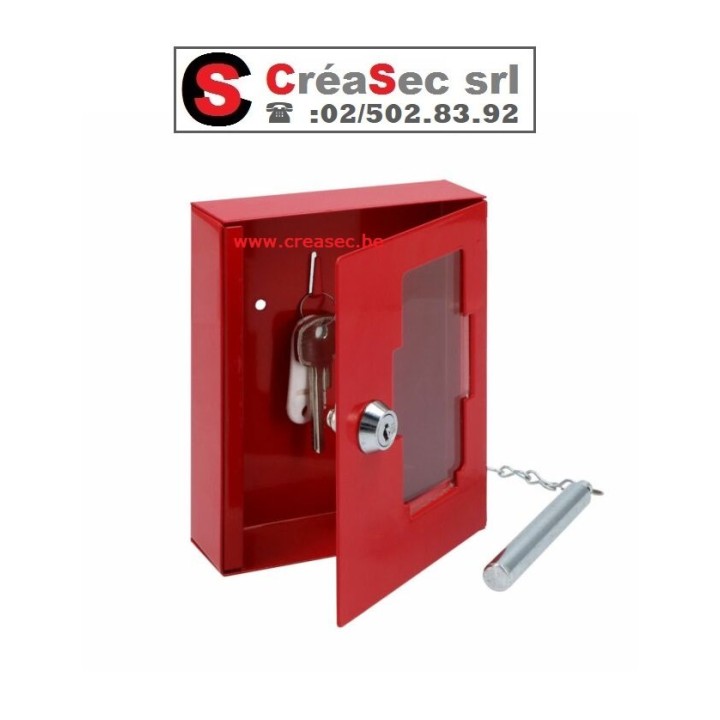 Boîtier de secours avec marteau