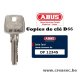 Abus D6 sleutel op code