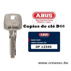 Faire une clé ABUS D66