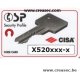 copie de cle Cisa SP x520