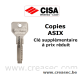 Cylindre Cisa Asix a roue 14 dents