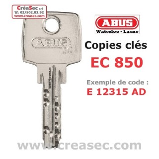 Reproduction clef ABUS EC850