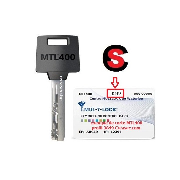 copie toutes clés Mul-T-Lock 3849
