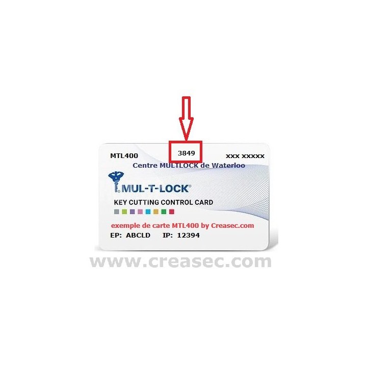 copie toutes clés Mul-T-Lock 3849