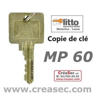 Copie Clé LITTO MP60 suivant carte