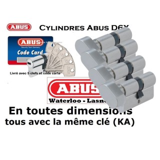Cylindre ABus D6X à bouton sur creasec.be