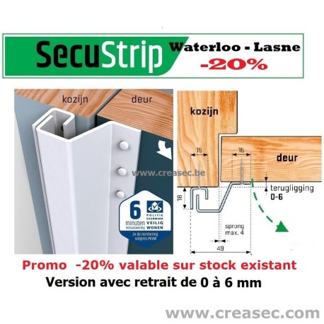 promo Secustrip ouvrant extérieur 0- 6 mm