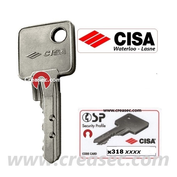 Clé Cisa SP code x333xxxx