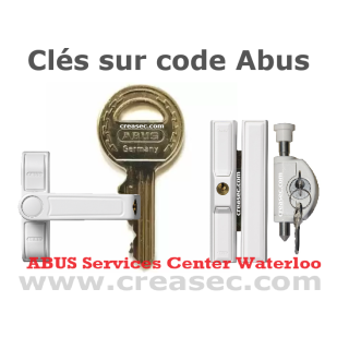 Clés Abus pour verrous de châssis