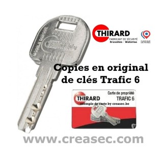 faire une clé Thirard Trafic 6