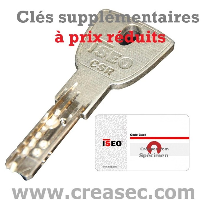 clé ISEO R9 a prix reduit
