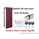 Barillet 10 dents pour porte multlock 