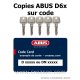Deurcilinder Abus D6PS by Creasec.be