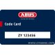copie clé ABUS D6 sur carte