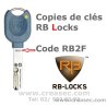 Copie de clé RB Locxis
