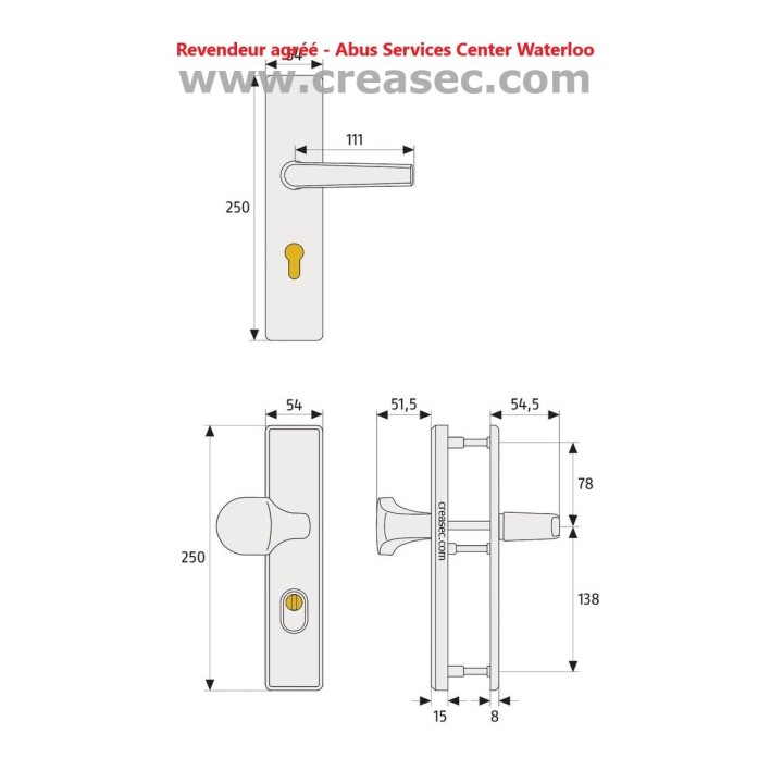 GArniture de sécurité ABUS BLPZ
