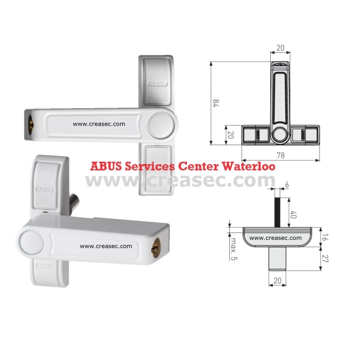 Abus 2510 Blanc