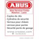 copie cle Abus 