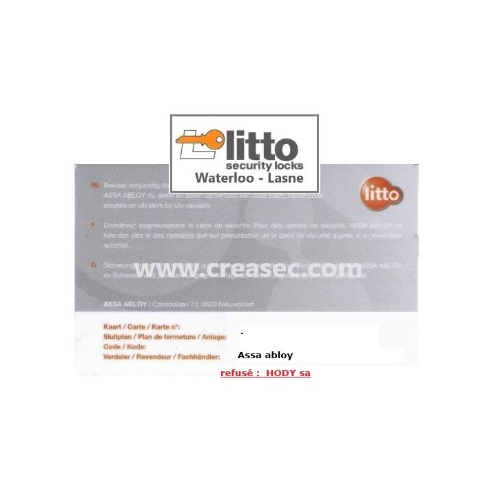 sleutels LITTO MP Plus