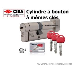 Cylindre Cisa Teknopro même clés