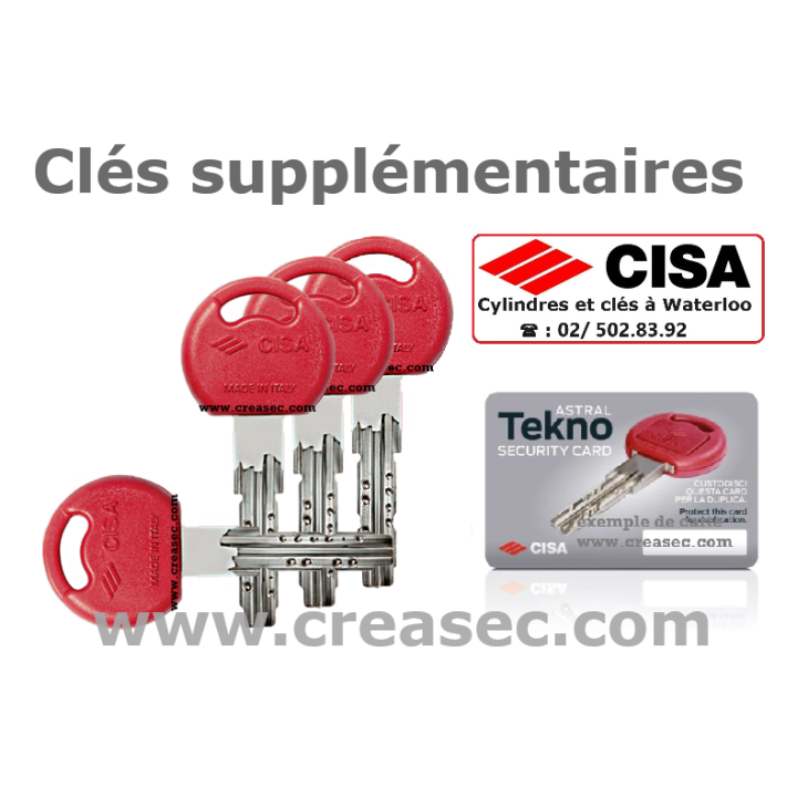 clés Cisa Teknopro