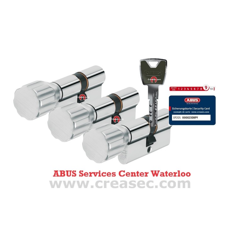 Cylindre Abus XP20 à bouton KA