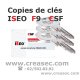 copie de clef R6 ISEO
