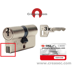 Cylindre Cisa C3000 mêmes clés