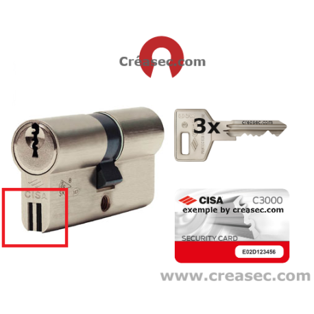 Cylindre Cisa C3000 mêmes clés