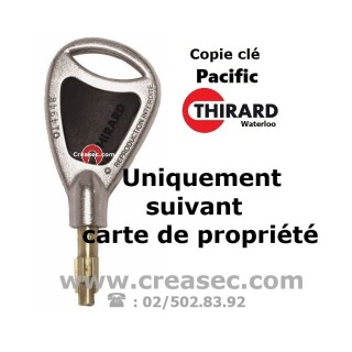 Clopie clé FTH Cobra sur numéro