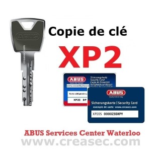 double cle Abus XP2, XP20, XP20s