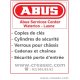 cylindres et clés ABUS