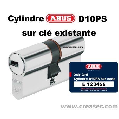Faire cylindre Abus D10 PS sur code