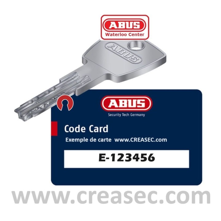 Barillet Abus D10 sur clé existante