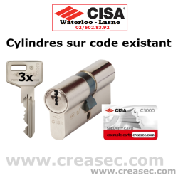 Cylindre Cisa C3000 sur code