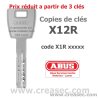 Copie clé ABUS X12R