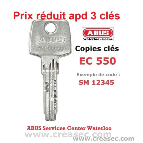 Copie clé ABUS EC550