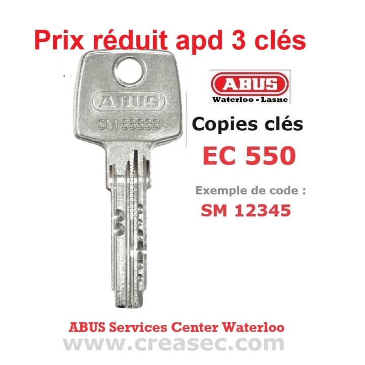 Copie clé ABUS EC550