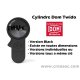 Cylindre Dom Twido debrayable Noir 