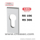 Rosace pour porte aluminium et PVC