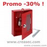 promo boitier secours avec marteau 
