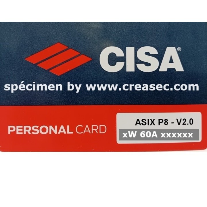 Cisa Asix sleutel op code DxxxxxAM