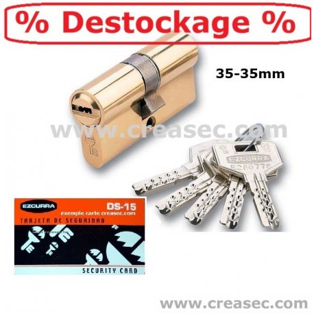 Cylindre Ezcurra Ds15 avec 5 clés